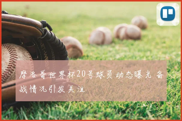 摩洛哥世界杯20号球员动态曝光 备战情况引发关注